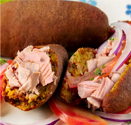 Corviche de atÃƒÆ’Ã†â€™Ãƒâ€ Ã¢â‚¬â„¢ÃƒÆ’Ã¢â‚¬Å¡Ãƒâ€šÃ‚Âºn Real con ensalada criolla