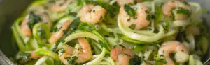Banner receta Fideo de zucchini salteado